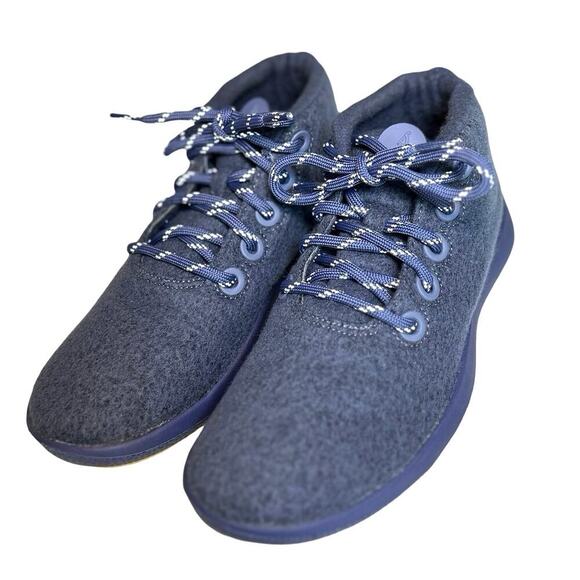 All Birds Women’s Wool Runner Up Mizzles High Top Sneakers Savanna Night Size 8 - Picture 1 of 9